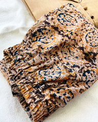 T046 Sandal Kalamkari Cotton Kurta Set