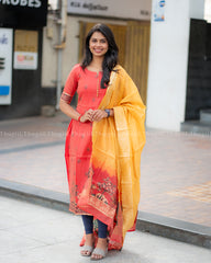 T436 Ganga - Kurta Set (Top - Dupatta)