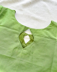 T044 Parrot Green Silk Kurta Set (Kurta-Dupatta)