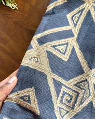 T195 Luxe Grey Silk Kurta