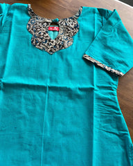 T178 Kalamkari Cotton Kurta Set