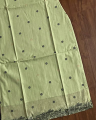 T301 Pastel Green Grace Kurta Set (Top-Dupatta)