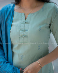 T386 Anjali - Handloom Kurta Set