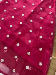 AS155 Organza Kurta (A line)
