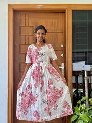 T474 Yuvika (White) - Dress