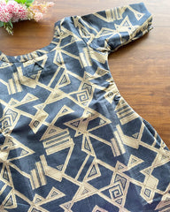 T195 Luxe Grey Silk Kurta