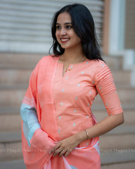T322 Apricot Royale Kurta Set