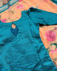 T239 Mayil Oviya Silk Kurta Set