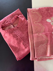 AS069Silk Kurta set (Top dupatta)