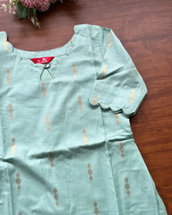 T263 Icy Mint Edit Kurta Set (Pre order 15 days)