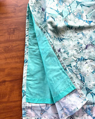 T189 Sea Green Chanderi Kurta