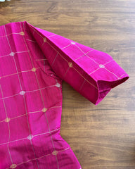 T127 Pink Mix n Match Kurta set (Top-Dupatta)