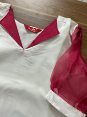 AS161 Organza Kurta