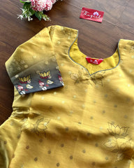 T202 Sunshine Silk Kurta Set (Top - Dupatta)