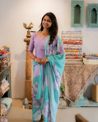 T350 Ritu - Kurta Set (Top-Dupatta)