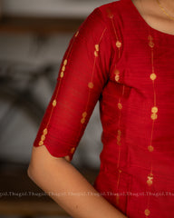 T326 Ruby Elegance Kurta Set