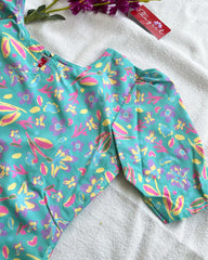 T074 Blue regular wear kurta