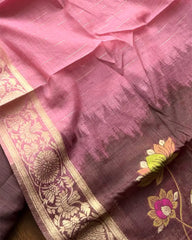 AS122 Royal Rosewood Bloom Kurta Set (Top - Dupatta)
