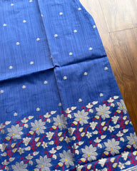 AS123 Blue Meadow Kurta Set (Top - Dupatta)