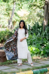 T505 Ridhi ( Grey ) - Kurta Set