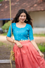 T395 Poorvi - Top & Skirt