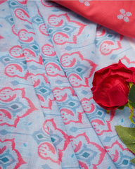 T171 Coral Breeze Kurta Set (Top-Dupatta)