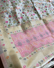 T127 Pink Mix n Match Kurta set (Top-Dupatta)