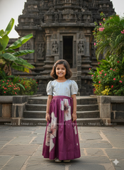 TMini03 Royal Plum Long Frock