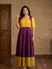 T539 Tarini (Gold - purple) - Maxi
