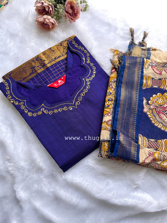 T481 Pallavi- Kurta Set (Top-Dupatta)