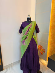 T274 4 in 1 Royal Vine Top - Skirt