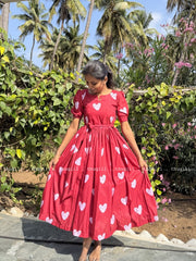 T261 Red Velvet Love - Dress