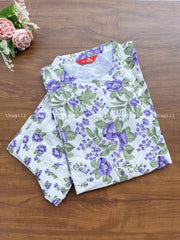 T276 Ready To Dispatch - Lilac Garden Co-Ord