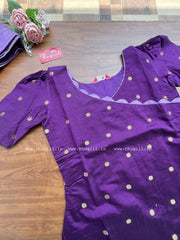 T305 Violet Grace Kurta Set (Pre order 30-40 days)