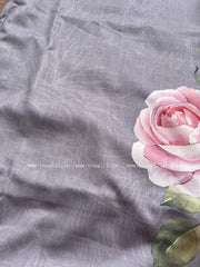 T304 Gulabi Grey Kurta Set (Top-Dupatta)