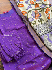 T544 Thamarai (Violet) - Kurta Set