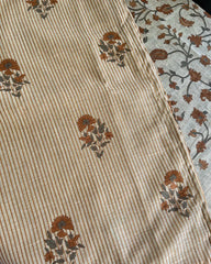 T081 Luxe - Mustard Chanderi Jecard Kurta Set