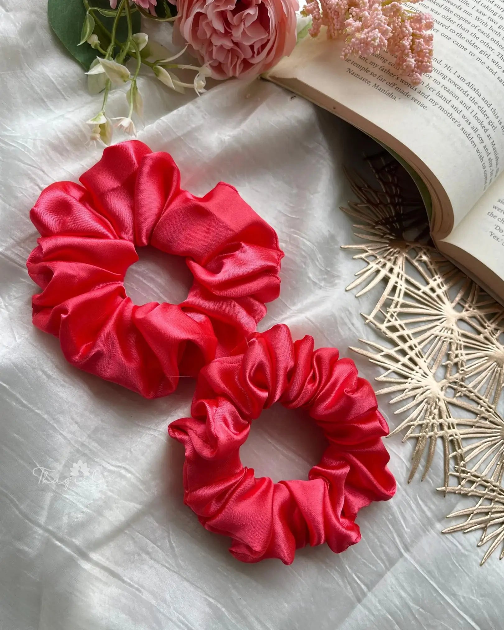 TS15 Satin Scrunchies