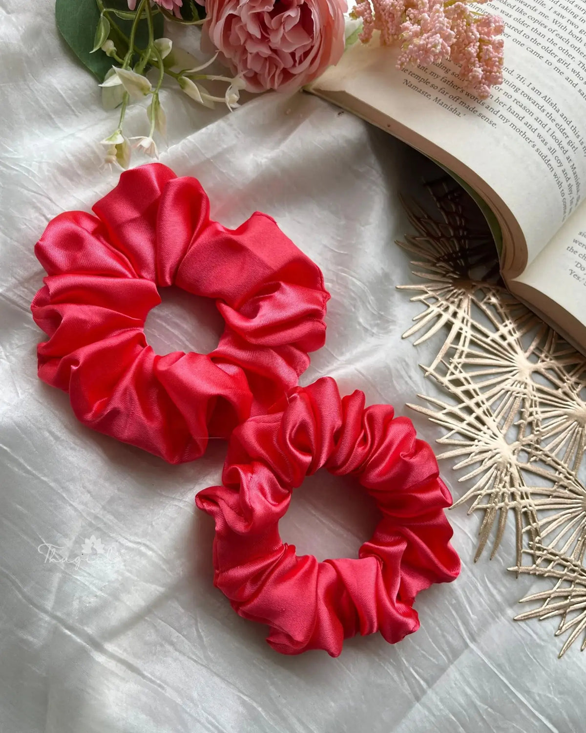 TS15 Satin Scrunchies