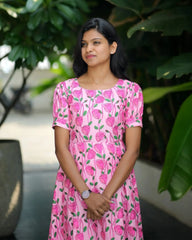 T027 Rose garden dress