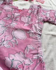 T003 Baby Pink cotton kurta