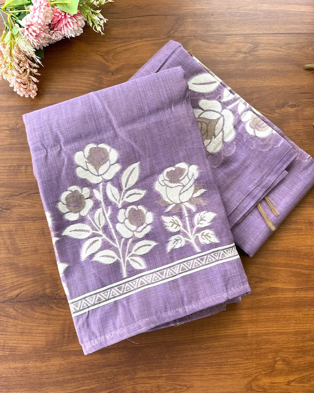 T110 Cotton Silk Unstitched Suit