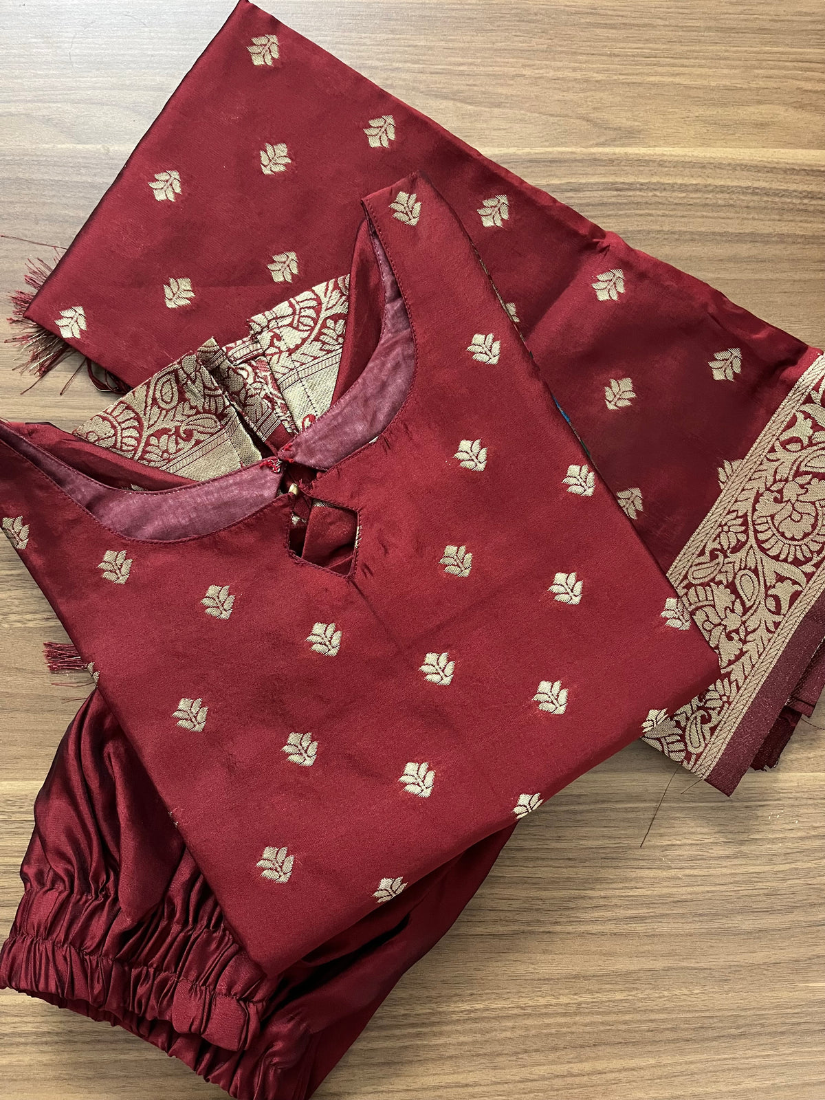 AS151 Banaras Silk Kurta Set