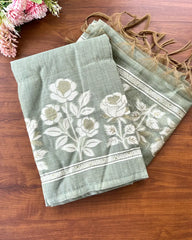 T110 Cotton Silk Unstitched Suit