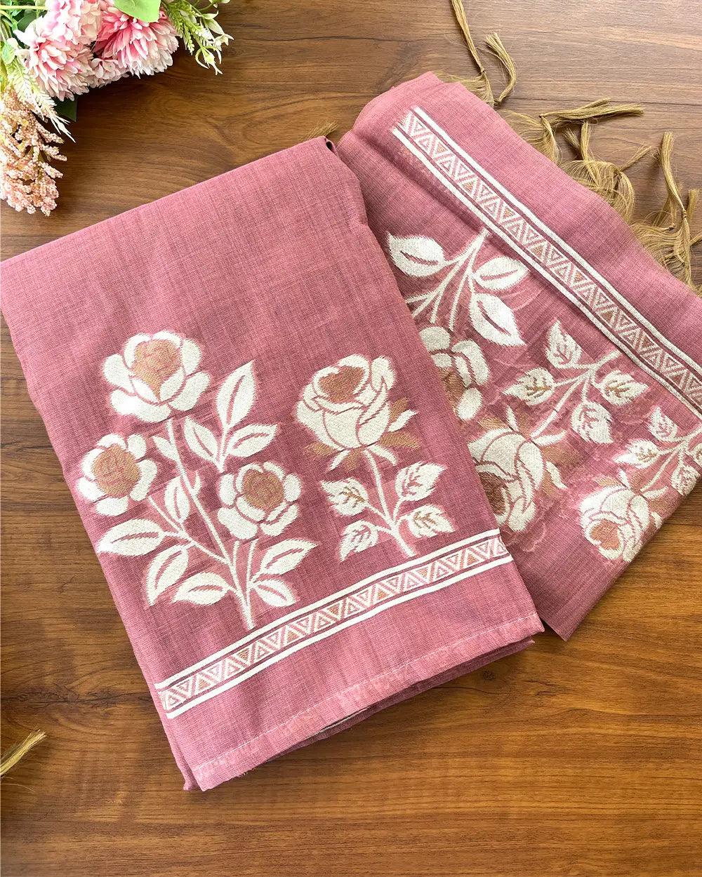 T110 Cotton Silk Unstitched Suit