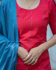 T384 Bindhu - Handloom Kurta Set