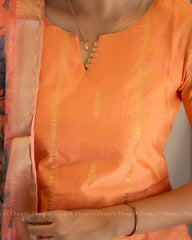 T434 Isha  - Kurta Set (Top - Dupatta)