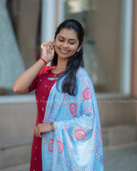 T366 Preeti - 2 in 1 Kurta Set