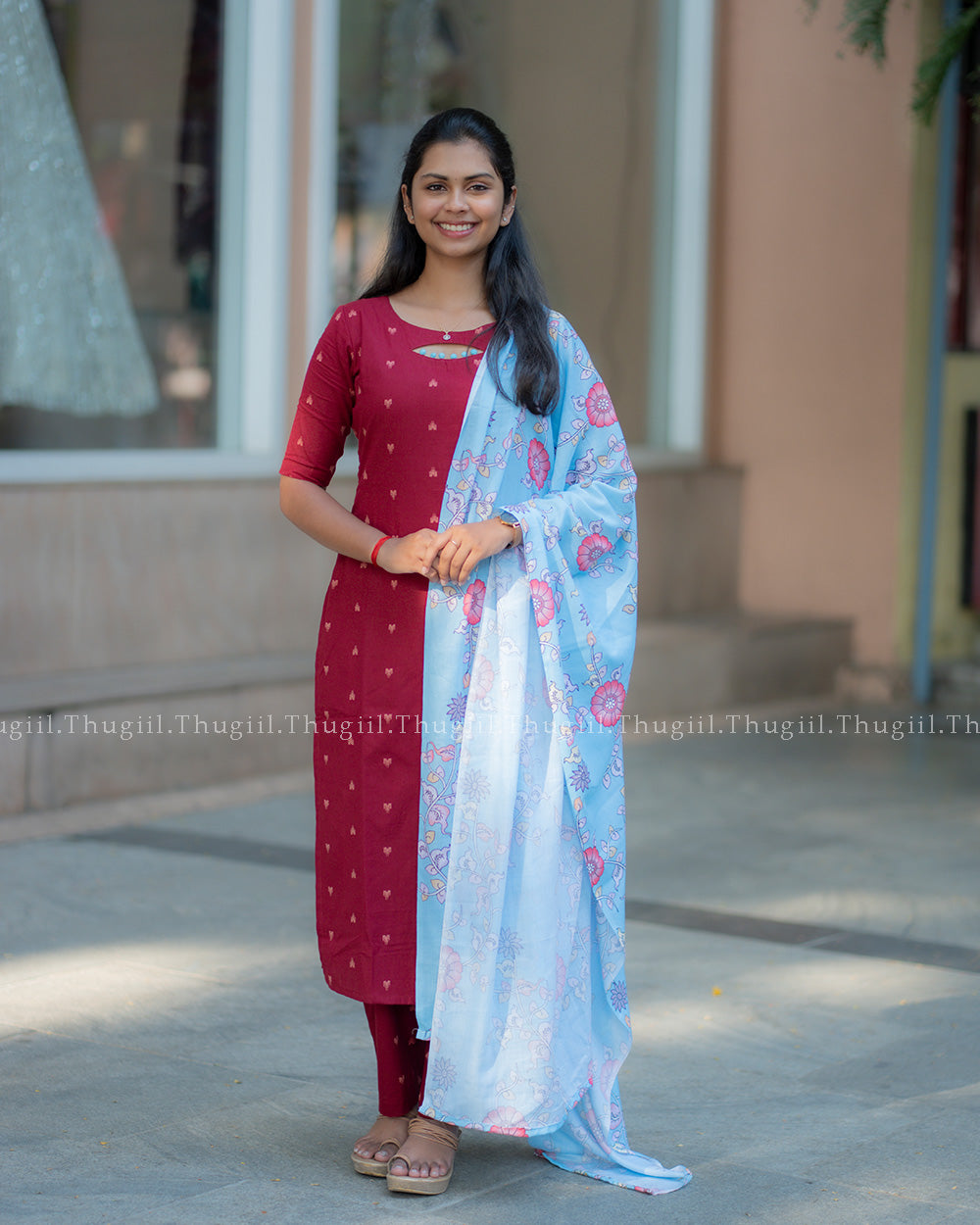 T366 Preeti - 2 in 1 Kurta Set