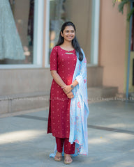 T366 Preeti - 2 in 1 Kurta Set